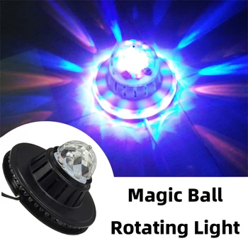 Colorate Rotativ Magic Ball Bec LED RGB Colorate Bec Bar Nunta Acasă Club Decoratiuni AC100-240V Universal