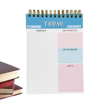 Planificator Săptămânal Pad Planificator De Zi Cu Zi Notepad Cu Dublu Filet Agenda Jurnal De Antrenament Și De A Face Planificator Pentru Locul De Muncă Și Acasă