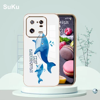 White Orchid Placare Telefon Caz Pentru Xiaomi Mi 13 12T 12 11T 11 Lite NE Pro 5G Capacul din Spate