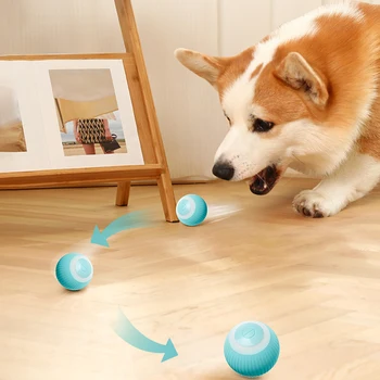 Electric Jucării Câine Inteligent Mingea Jucării Pentru Pisici Câini de talie Mică Amuzant Auto Minge de Rulare Auto-mișcare Catelus Jocuri, Jucării, Accesorii pentru animale de Companie
