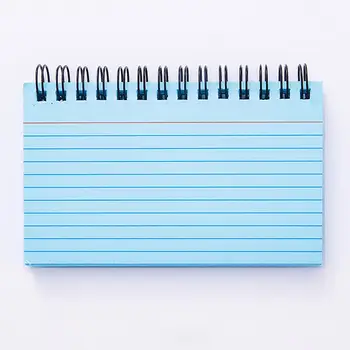 Buna Notebook-uri de Hârtie Colorate Bobina de Design Notebook Spirală Carduri de Index pentru Studiu Biroul Scoala Buna Scris Condus Notecards