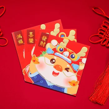 Anul Nou Chinezesc, Festivalul De Primăvară Plicuri Roșu Dragon Hongbao Noroc De Bani Cadou Pachet Rosu Festivaluri Binecuvântare