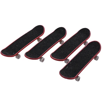 4 Buc Mini Profesionale Gâturi/ Finger Skateboard, Unic Suprafață Mată (Random Modele Si Culori)