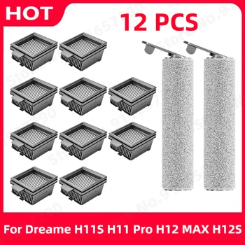 Filtru lavabil Pentru Dreame H11S H11 Pro H12 MAX H12S Aspirator wet & dry Piese de Schimb Role Perie de Înlocuire Accesorii