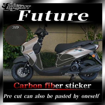 Pentru Yamaha Viitor 125 de protecție autocolant autocolant 3D carbon fibre film decorare autocolant corp anti scratch autocolant modificarea