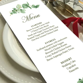 gratuit personalizate splendoarea Petrecere placă de masă card de banchet, program de lista albastru favoruri de nunta personalizate 15cm25cm