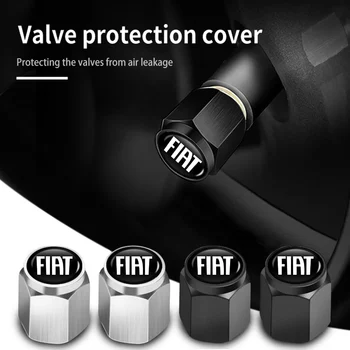 5pcs Metal Cauciucuri Valve Capac de Protecție contra Prafului Capac Accesorii Pentru Fiat Panda Freemont Linea Strada Ducato Egea Croma Abarth