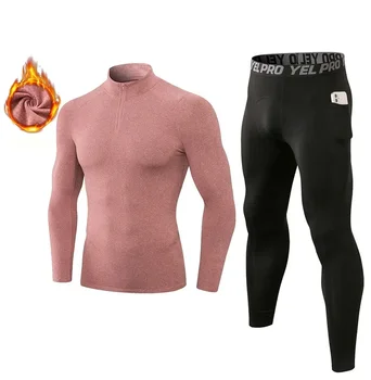 De Lână de iarnă Lenjerie de corp Lung Fanceey Termo NOU Cald Johns Rashgard Îmbrăcăminte Kit Termică de Compresie pentru Bărbați