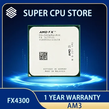 Seria AMD FX FX4300 3.8 GHz Quad-Core FX 4300 FD4300WMW4MHK 95W CPU Procesor Socket AM3+
