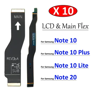 10 buc, Nou Semnal Wi-Fi Antena tv LCD Principal Conectorul de pe Placa Placa de baza Cablu Flex Pentru Samsung Galaxy Note 10 20 Plus Lite 4G