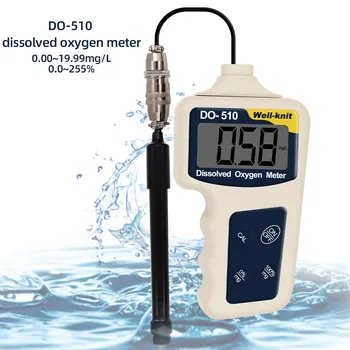 Portabil de Oxigen Dizolvat Analizor de Oxigen Dizolvat, PH-Metru de Acvacultură Rezervor de Pește, Conținutul de Oxigen Detector NU-510