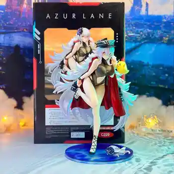 25cm Eliberarea B-Stil de Azur Lane Încet Înainte! Chineză Anime Carolina De Nord & Washington Bunny Figurine Model De Copil Cadou Jucărie