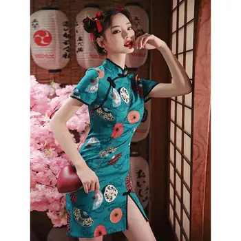 Qipao Chineză Modernă Fata De Moda Rochie De Întindere Epocă Cheongsam Femei Tradiționale Halat Orientale Vestido Chino China Stil Nou