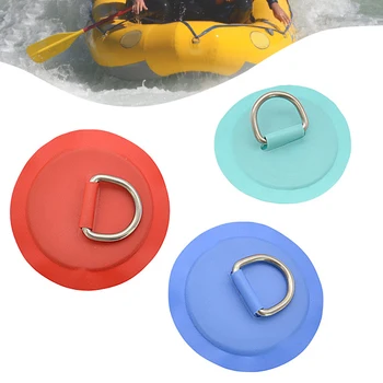 1buc Caiac D-inel Distantier din PVC D Inel de Patch-uri de Cauciuc Barca Barca de Pescuit Pentru Caiac Bărci Gonflabile Accesorii 3 Culori