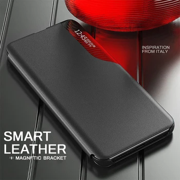 GalaxyA50 SM A505FN A505F Fereastra de Vizualizare Smart Flip case Pentru Samsung Galaxy A50 Capacul de Lux Original Magnetic Piele Telefon Fundas