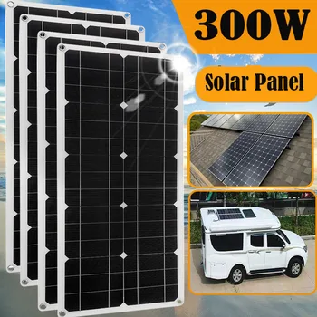 Panou Solar Kit Complet 300W 18V Solare Flexibile Putere Panou Solar Încărcător de Baterie/Power Bank/Camping/Drumetii cu Controler