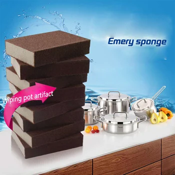 Puternic de Decontaminare Emery Nano SpongeMagic burete Îndepărtarea ruginii de curățare bumbac decalcifiere Curat Frecati Oală instrument de bucatarie