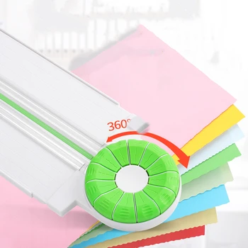 Tăietor de hârtie de Îndoire Mașină de 360 de grade Rotative de Tăiere a Hârtiei 12sides Poate reduce A5A4A3 Curba Scrapbooking Instrumente