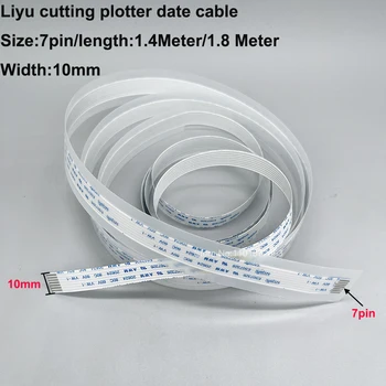 1 BUC Cutter Plotter Liyu Data de Cablu 7Pin 1.4 M 1.8 M pentru LiYu SC631 SC801 TC1261 SC-1261E Tăiere Bord Transportul FFC Cablurile Plate