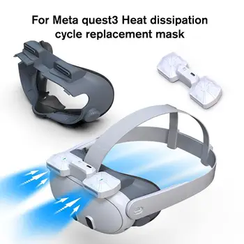 Pentru Meta Quest 3 Circulația Aerului Acoperi Fata cu Cască VR Înlocuire Faciale Interfață Masca Cu Ventilator de Răcire Pentru Quest3 Accesorii