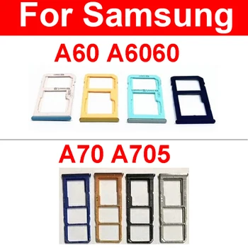 Cardul Sim Pentru Samsung A60 A6060 A70 A705 A705F A705FN A705W A705FD A705GM Micro SIM Card Socket Adaptoare Titularul Piese de schimb