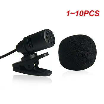 1~10BUC cu Fir Microfon Cu Guler Clip 3.5 mm Jack Canta Microfon Dinamic Portabil Microfon cu Condensator Pentru Telefonul Inteligent