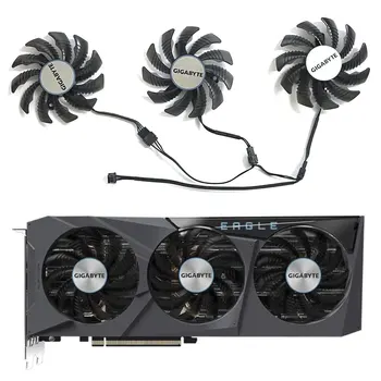 3 ventilator de Brand nou 78MM 4PIN PLD08010S12HH RTX3060 ventilatorului GPU-ului pentru Gigabyte GeForce RTX 3060 3070 Jocuri RTX 3060Ti 3070Ti Ti Vultur
