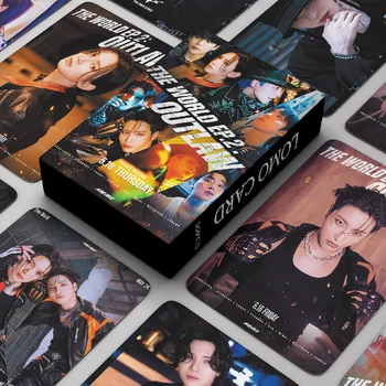 55pcs/set Kpop ATEEZ Lomo Carduri LUME EP.2 : HAIDUC HD Imprimare Carduri de Fani Colectia de Cadouri de Înaltă Calitate Nou-veniți