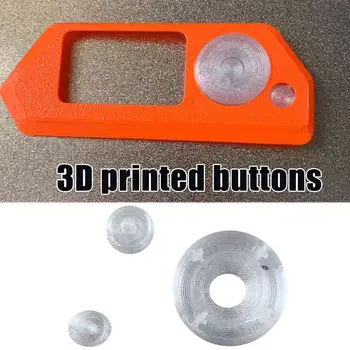 Potrivit Pentru Flipper Zero Butoane Plate Și Transparente Imprimate 3D Butoanele P5Y1