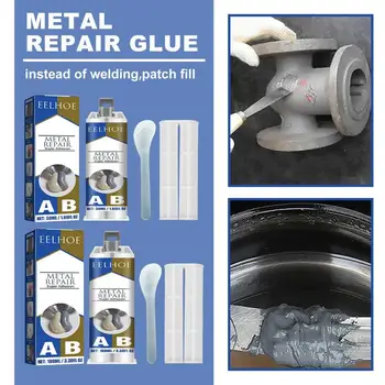 Lichid de Sudare de Metal de Umplere Grele Sudură Reparații Pasta Pentru Metal 50ML/100ML AB Gel Instant Lichid de Umplere de Metal Puternic de Turnare