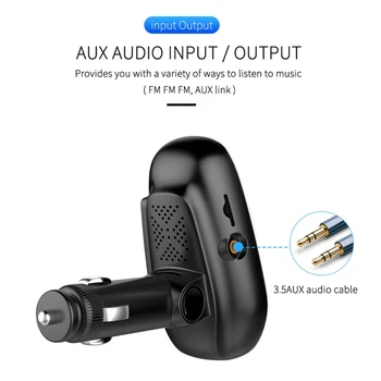 AUX Port Bluetooth-compatibil Player Adaptor USB Port de Încărcare Boxe Auto N2UB