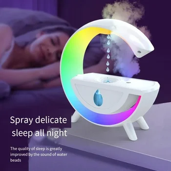 Picături de apă Umidificator de Aer Anti-Gravitație RGB Lumina de Noapte Creative Aromoterapie Acasă Mașina Fogger Difuzor de Vacanță Cool Cadouri