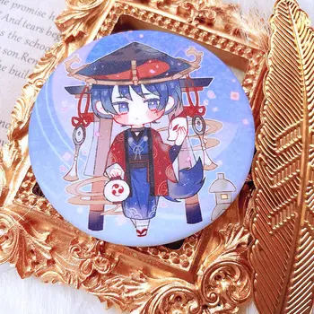 Fierbinte Genshin Impact Kimono Kazuha Scaramouche Ace Insigna Metalică Butonul Brosa Ace Colecție Medalie Pandantiv De Suveniruri Cosplay Cadouri