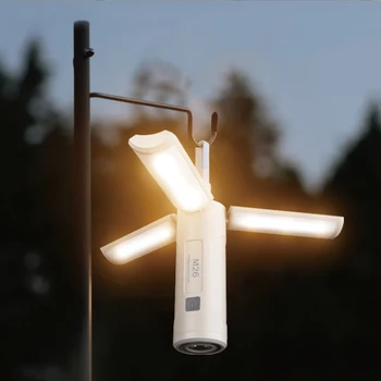 Pliabil Camping Lanterna Portabil Putere Banca Iluminat Exterior Lanterna Cort De Lumină Led-Uri Reincarcabila Echipament De Urgență Lămpi