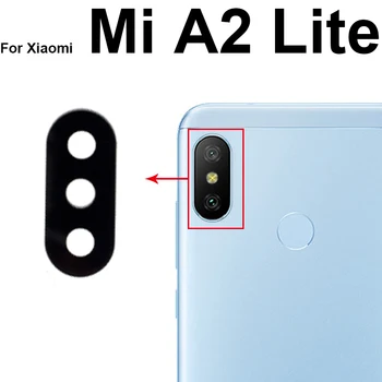 Original Spate aparat de Fotografiat Lentilă de Sticlă de Înlocuire Pentru Xiaomi Mi A1 5X / A2 6X / A2 Lite / A3 cu Adeziv Autocolant