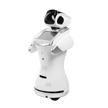 AI Vorbit Robot Inteligent de Învățare pentru Copii Masina de Familie Însoțească Comerciale de Detectare a Temperaturii Corpului Uman