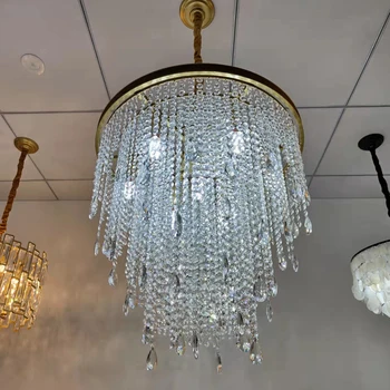 American cristal candelabru în camera de zi de lux decorative de iluminat candelabru cameră