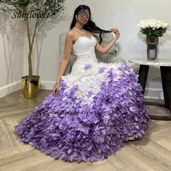Floarea-soarelui Gradient de Culoare Rochie de Seară Arabia Saudită 2023 Slim Aplici Mermaid rochie de Bal Etaj Lungime Rochie de Petrecere