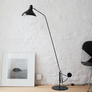 DCW Ediții Mantis lampa de podea modernă Lung Reglabil negru metal în picioare lampă pentru Lectură Acasă minimalist cameră decor de lumină