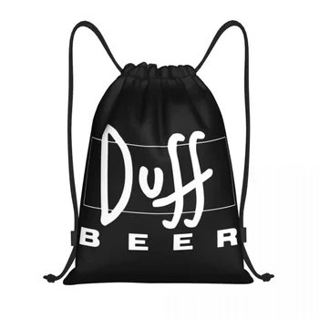 Duff Beer Cordon Geanta Femei Bărbați Pliabil Sală De Sport Sackpack Cumpărături Rucsaci