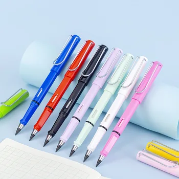 50pcs/lot Veșnică Creion Nelimitat de Scris, Stilou, Creioane Pentru Scris Papetărie Pen Rechizite Școlare