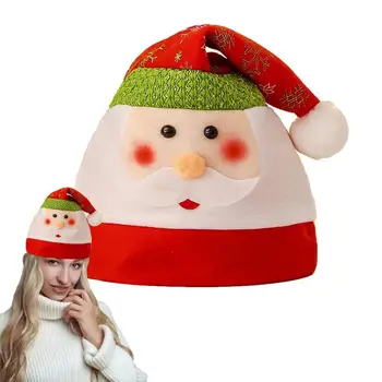 Desene Animate De Crăciun Pălărie Drăguț Moș Crăciun Om De Zăpadă Elan Petrecere Pălării De Iarnă Cap Purta Vacanță De Crăciun Pălărie Amuzant Moș Crăciun Pălărie Pentru Fete Baieti