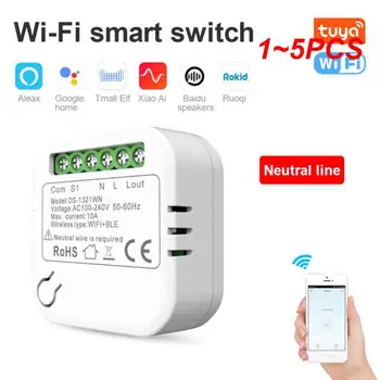 1~5PCS Wifi Smart Switch Timer WiFi Switch 2 Moduri de a Comuta Modul Smart Munca la Domiciliu Cu Smart Viața Alexa Acasă