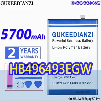 De mare Capacitate GUKEEDIANZI Baterie HB496493EGW 5700mAh pentru HAUWEI Bucurați-vă de 50 Pro CTR-AL00/50Z EVE-AL00