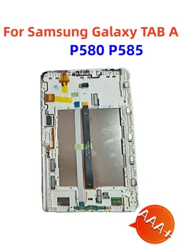 LCD Pentru Samsung Galaxy TAB 10.1 2016 SM-P580 P585 Display Touch Screen Digitizer Senzori de Asamblare Panou cu Rama