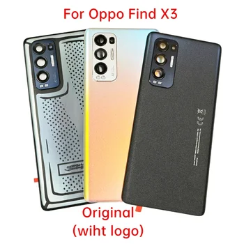capacul din spate de Sticlă Pentru Oppo find X3 Neo Ușa de Înlocuire a Bateriei Caz, Locuințe Spate CPH2207 Cu Lentilă aparat de Fotografiat