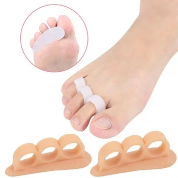 1Pair Silicon Gel Ciocan Deget Îndreptat & Corector pentru Degetele de la picioare Curbate Corector Picioare Foot Pain Relief Gel Separator Suport Pad