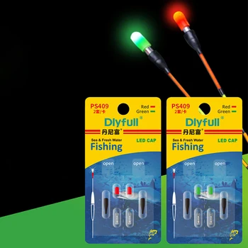 Dlyfull Electronice Stick de Lumină Set LED + Green/Red Glow Stick Pescuit de Noapte Accesoriu Cu CR311 Baterie