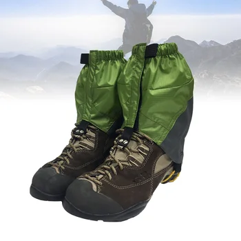 Low Ghetre De Nailon Reglabil Ghetre Drumeții Piciorului În Aer Liber Rezistent La Apa Zăpadă Glezna Ghetre Scăzut Pantof Acoperi X Cm