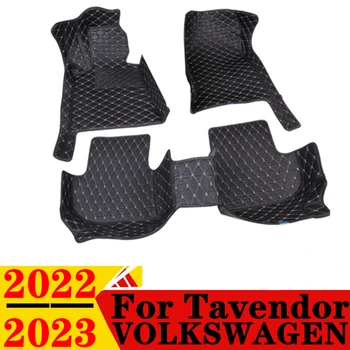 Auto Covorase Pentru Volkswagen VW Tavendor 2022 2023 Impermeabil XPE din Piele se Potrivesc Personalizat Fata & Spate FloorLiner Acopere Piese Auto